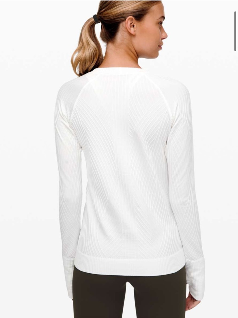 Lululemon Rest Less Pullover White 8 - Picture 2 of 6